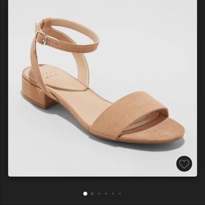 Low block heel sandals